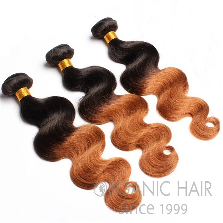 Ombre human hair extensions